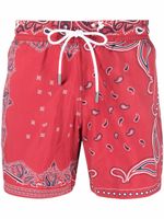 ETRO short de bain à imprimé bandana - Rouge