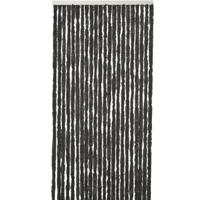 Vliegengordijn kattenstaart - zwart - 90 x 220 cm - deurgordijn - hor - tegen insecten