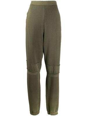 AMBUSH pantalon de jogging à taille haute - Vert