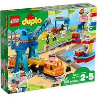 LEGO DUPLO - Goederentrein constructiespeelgoed 10875 - thumbnail