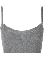 Cashmere In Love haut Evie crop - Noir