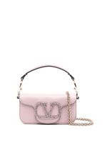 Valentino Garavani sac porté épaule Locò à ornements en cristal - Rose - thumbnail