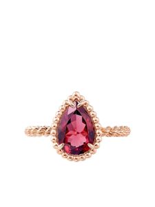 Boucheron bague Serpent Bohème S en or rose 18ct ornée de rhodolite