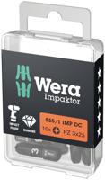 Wera 855/1 IMP DC Impaktor Bits Pozidriv, PZ 3 x 25 mm - 10 stuk(s) - 05057622001