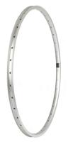 Dunlop Velg primax e str19 28" - 622 x 19c - 36 gaats - spaak 14 / frans ventiel - zilver met remrand