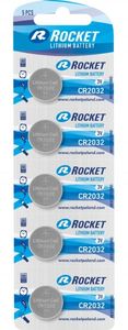 ROCKET 2032-5 huishoudelijke batterij Wegwerpbatterij CR2032 Lithium