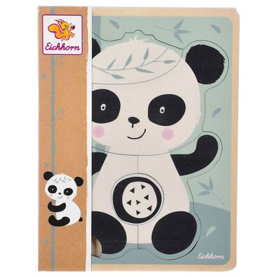 Eichhorn houten vormenpuzzel panda 5st.
