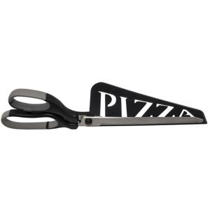 Pizzaschaar met schep 30 cm zwart - pizzames - pizzasnijder