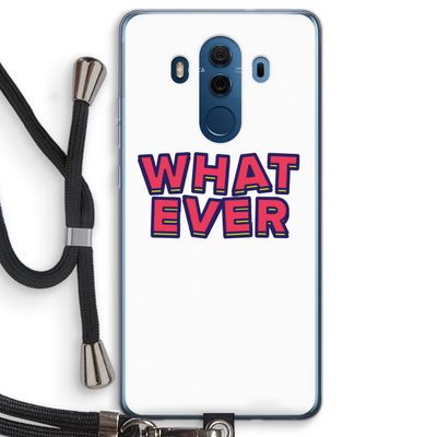 Whatever: Huawei Mate 10 Pro Transparant Hoesje met koord