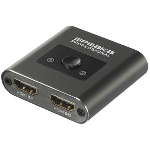 SpeaKa Professional SP-HSW-231 2 poorten HDMI-switch UHD 8K @ 60 Hz, UHD 4K @ 120 Hz