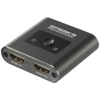 SpeaKa Professional SP-HSW-231 2 poorten HDMI-switch UHD 8K @ 60 Hz, UHD 4K @ 120 Hz - thumbnail