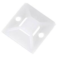 TRU COMPONENTS Bevestigingssokkel 1571804 4-voudige invoeging Transparant 50 stuk(s)