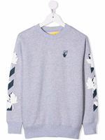 Off-White Kids sweat Marker à logo imprimé - Gris - thumbnail