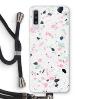 Terrazzo N°3: Samsung Galaxy A70 Transparant Hoesje met koord Terrazzo N°3: Samsung Galaxy A70 Transparant Hoesje met koord