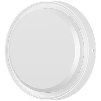 LED Buiten Wandlamp met Bewegingssensor - Brinton LED Bulkhead - 18W 2020lm - IP65 Waterdicht - 840 Natuurlijk Wit 4000K - Rond - Wit