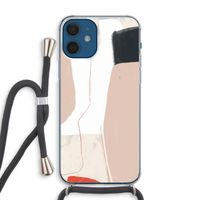 Lava: iPhone 12 Transparant Hoesje met koord