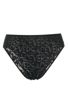 Versace culotte Versace Allover à taille haute - Noir