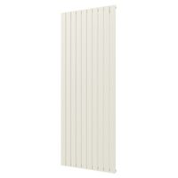 Designradiator Plieger Cavallino Retto Enkel 1666 Watt Middenaansluiting 200x75,4 cm Wit Structuur