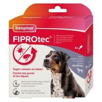 Beaphar Fiprotec Spot-On voor honden van 40 tot 60 kg 2 x 4 pipetten Beaphar Fiprotec Spot-On voor honden van 40 tot 60 kg 2 x 4 pipetten