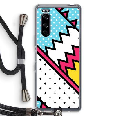 Pop Art #2: Sony Xperia 5 Transparant Hoesje met koord