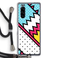 Pop Art #2: Sony Xperia 5 Transparant Hoesje met koord