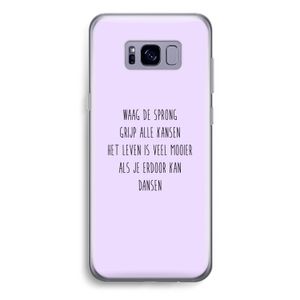 Sprong: Samsung Galaxy S8 Plus Transparant Hoesje