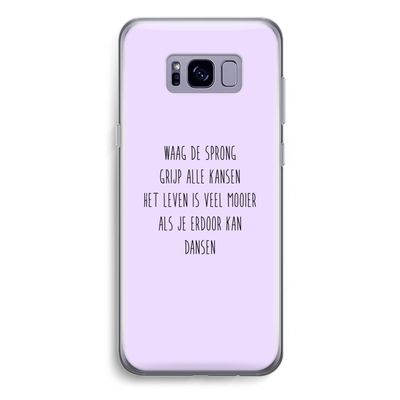 Sprong: Samsung Galaxy S8 Plus Transparant Hoesje