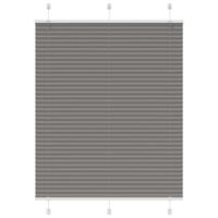 VidaXL Plissé rolgordijn 110x150 cm stofbreedte 109,4 cm antraciet