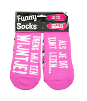 Funny socks - Breng mij een wijntje