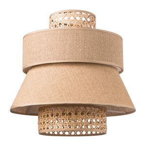 Home sweet home cane weave lampenkap nature