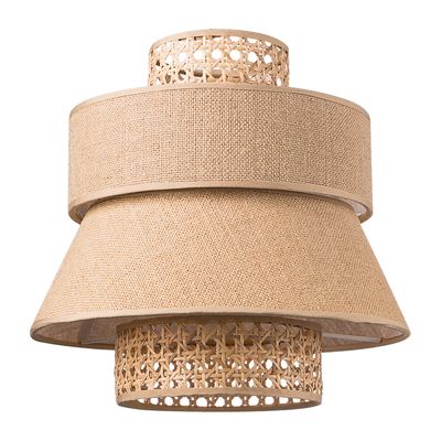 Light depot - lampenkap Cane weave - nature -Outlet