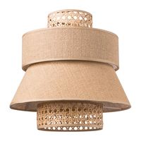 Home sweet home cane weave lampenkap nature