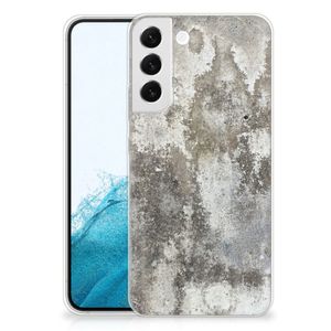 Samsung Galaxy S22 Plus TPU Siliconen Hoesje Beton Print