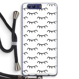 Wimpers: Honor 9 Transparant Hoesje met koord