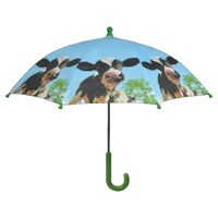 Esschert Design kinderparaplu varken 71 cm polyester groen - thumbnail