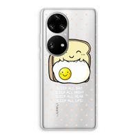 Sleep All Day: Huawei P50 Pro Transparant Hoesje