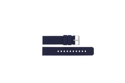 Horlogeband Universeel JD417.05 Silicoon Blauw 22mm