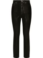 Dolce & Gabbana jean skinny Grace à fini enduit - Noir