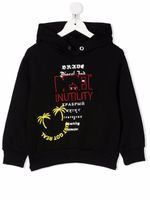 Diesel Kids hoodie SummerB4 Over à imprimé graphique - Noir