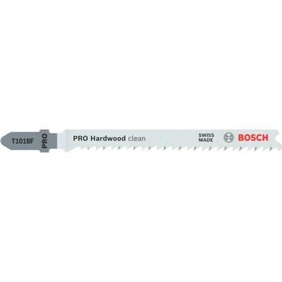 Bosch Accessories 2608634988 Decoupeerzaagblad T 101 BF, Clean for Hard Wood, verpakking van 25 stuks 25 stuk(s)