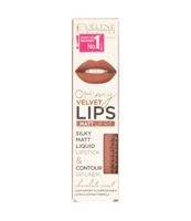 Eveline oh! my lips silky matt liquid lip kit nr. 12 praline eclair