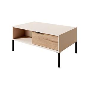 Meubella Salontafel Ramirez - Beige - Eiken - 97 cm