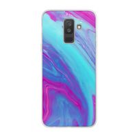 Zweverige regenboog: Samsung Galaxy A6 Plus (2018) Transparant Hoesje