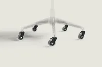 Desktronic Eersteklas bureaustoelwielen Zwart