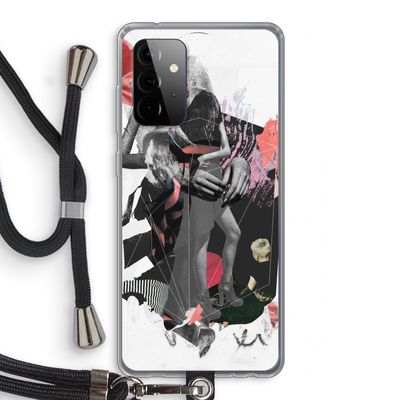 Dissimulation du réel: Samsung Galaxy A72 5G Transparant Hoesje met koord