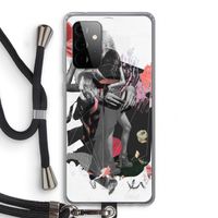 Dissimulation du réel: Samsung Galaxy A72 5G Transparant Hoesje met koord