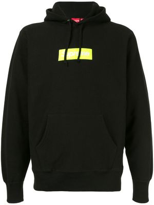 Supreme sweat à capuche à logo imprimé - Noir