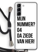 Da ziede van hier: Samsung Galaxy S21 Transparant Hoesje met koord