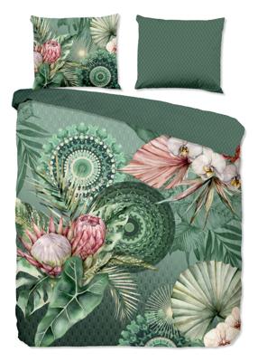 HIP Dekbedovertrek "mandala's en bloemen" - Multi - (200x200/220 cm) - Katoen Flanel