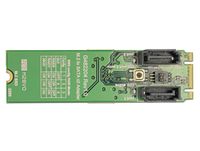 DeLOCK Converter M.2 Key B+M male > 2 x SATA 7 pin male with RAID converter 62961 - thumbnail